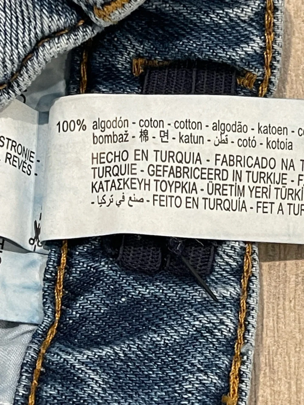 ZARA Boys Distressed Denim Jeans Blue Straight Leg Size 9